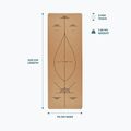 Covoraș de yoga Myga Alignment XL 6 mm brown 6