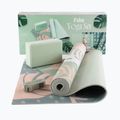 Set de yoga Myga Palm Yoga Set mat + block + green strap