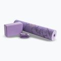 Set de yoga Myga Chakra Yoga Set mat + block + purple strap 2
