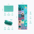Set de yoga Myga Spirit Yoga Set mat + block + turquoise strap 13