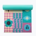 Set de yoga Myga Spirit Yoga Set mat + block + turquoise strap 17
