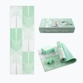 Set de yoga Myga Sage Palm Yoga Set mat + block + green strap 12