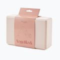 Cub pentru yoga Myga Foam Block beige 3