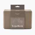 Cub pentru yoga Myga Foam Block 2 pcs. brown 3