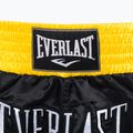 Pantaloni scurți de antrenament EVERLAST Muay Thai negru-galbeni EM6 3