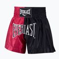 EVERLAST bărbați Muay Thai pantaloni scurți de antrenament negru și roșu EMT7