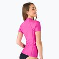 Rash Guard cu mânecă scurtă pentru femei O'Neill Basic 50+ S/S roz 3548 3