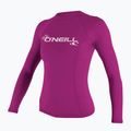 Rash Guard cu mânecă lungă pentru femei O'Neill Basic 50+ L/S roz 3549