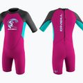 2mm O'Neill Toddler Reactor-2 Back Zip pentru copii O'Neill Reactor-2 Back Zip Pink 4867G