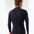 Costum de înot pentru bărbați O'Neill Hyperfreak 5/4+ mm Chest Zip Full black/black 7