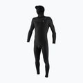 Costum de înot pentru bărbați O'Neill Hyperfreak 4/3+ mm Chest Zip with Hood black/black