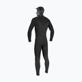 Costum de înot pentru bărbați O'Neill Hyperfreak 4/3+ mm Chest Zip with Hood black/black 2