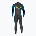 Costum de înot pentru copii O'Neill Youth Ninja 4/3 Chest Zip Full black/ ultrablue/ dayglo 2