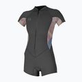 Costum de înot pentru femei O'Neill Bahia 2/1 Front Zip Spring graphite/desert bloom/drift blue
