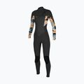 Spumă de înot pentru femei O'Neill Epic 5/4 Chest Zip Full black/demi floral