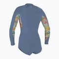 Costum de înot pentru femei O'Neill Bahia 2/1 Front Zip L/S Spring infinity/dalia/infinity 2