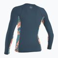 Longsleeve de înot pentru femei O'Neill Side Print Rash Guard copen blue/painted tropics 2