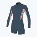Costum de neopren pentru femei O'Neill Bahia 2/1 Back Zip LS Spring copen blue/painted tropics/copen blue