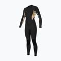 Spumă de înot pentru femei O'Neill Bahia 3/2 Back Zip Full black/mikah floral/black