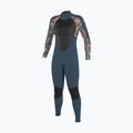Costum de neopren pentru copii O'Neill Girls Epic 4/3 Back Zip Full copen blue/painted tropics/copen blue