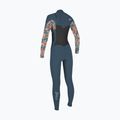 Costum de înot pentru copii O'Neill Girls Epic 4/3 Chest Zip Full copen blue/painted tropics 2