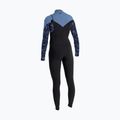 Costum de înot pentru femei O'Neill Epic 5/4 mm Chest Zip Full black/stormy palm/faded denim 2