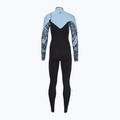 Costum de înot pentru femei O'Neill Epic 5/4 mm Chest Zip Full black/stormy palm/faded denim 3