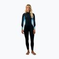 Costum de înot pentru femei O'Neill Bahia 3/2 Back Zip Full IQ5 black/surf abstract/chambray blue 3