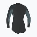 Costum de înot pentru femei O'Neill Bahia 2/1 mm Front Zip Short Spring tempered steel/shade 2