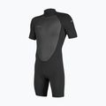 Costum de înot pentru bărbați O'Neill Reactor-2 2mm Back Zip SS Spring HJ5 black/black