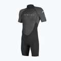 Costum de înot pentru bărbați O'Neill Reactor-2 2mm Back Zip SS Spring HJ5 black/graphite