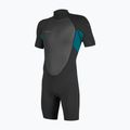 Costum de înot pentru bărbați O'Neill Reactor-2 2mm Back Zip SS Spring HJ5 black/tide pool