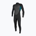 Costum de înot pentru bărbați O'Neill Reactor-2 3/2 Back Zip Full HJ5 black/tide pool