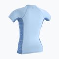 Tricou de înot pentru femei O'Neill Hyperfreak Skins Rash Guard chambray blue/surf abstract 2
