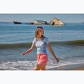 Tricou de înot pentru femei O'Neill Hyperfreak Skins Rash Guard chambray blue/surf abstract 4