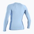 Longsleeve de înot O'Neill Hyperfreak Skins Rash Guard chambray blue/surf abstract 2