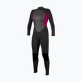 Costum de înot pentru femei O'Neill Reactor-2 3/2 Back Zip Full J18 black/punk pink