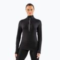 Longsleeve termoactiv pentru femei Surfanic Cozy Zip Neck black