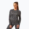 Bluză termică damă Surfanic Cozy Limited Edition Crew Neck black zebra