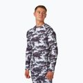 Bluză termică pentru bărbați Surfanic Bodyfit Limited Edition Crew Neck white out print