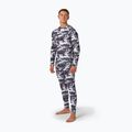 Bluză termică pentru bărbați Surfanic Bodyfit Limited Edition Crew Neck white out print 2