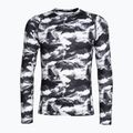 Longsleeve termoactiv pentru bărbați Surfanic Bodyfit Limited Edition Crew Neck white out print 4