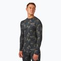 Bluză termică pentru bărbați Surfanic Bodyfit Limited Edition Crew Neck forest geo camo