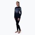 Bluză termică damă Surfanic Cozy Limited Edition Crew Neck black fairisle 2