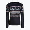 Bluză termică damă Surfanic Cozy Limited Edition Crew Neck black fairisle 4