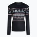 Longsleeve termoactiv pentru femei Surfanic Cozy Limited Edition Crew Neck black fairisle 4