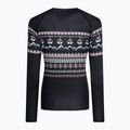 Bluză termică damă Surfanic Cozy Limited Edition Crew Neck black fairisle 5