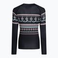 Longsleeve termoactiv pentru femei Surfanic Cozy Limited Edition Crew Neck black fairisle 5