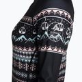 Bluză termică damă Surfanic Cozy Limited Edition Crew Neck black fairisle 7
