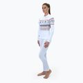 Bluză termică damă Surfanic Cozy Limited Edition Crew Neck white fairisle 2